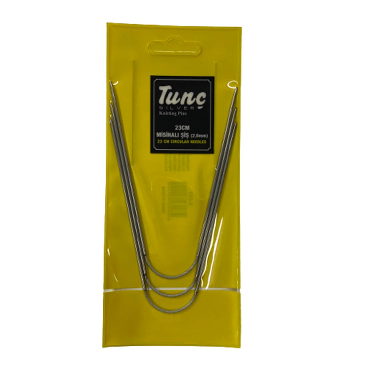 Tunç Trio 3'lü Misinalı Çorap Şişi 2 mm