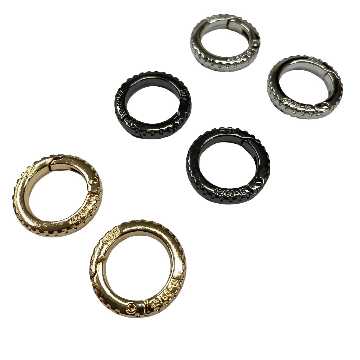 Metal Yaylı Çanta Klipsi 1 Çift 2,5 cm LXS6