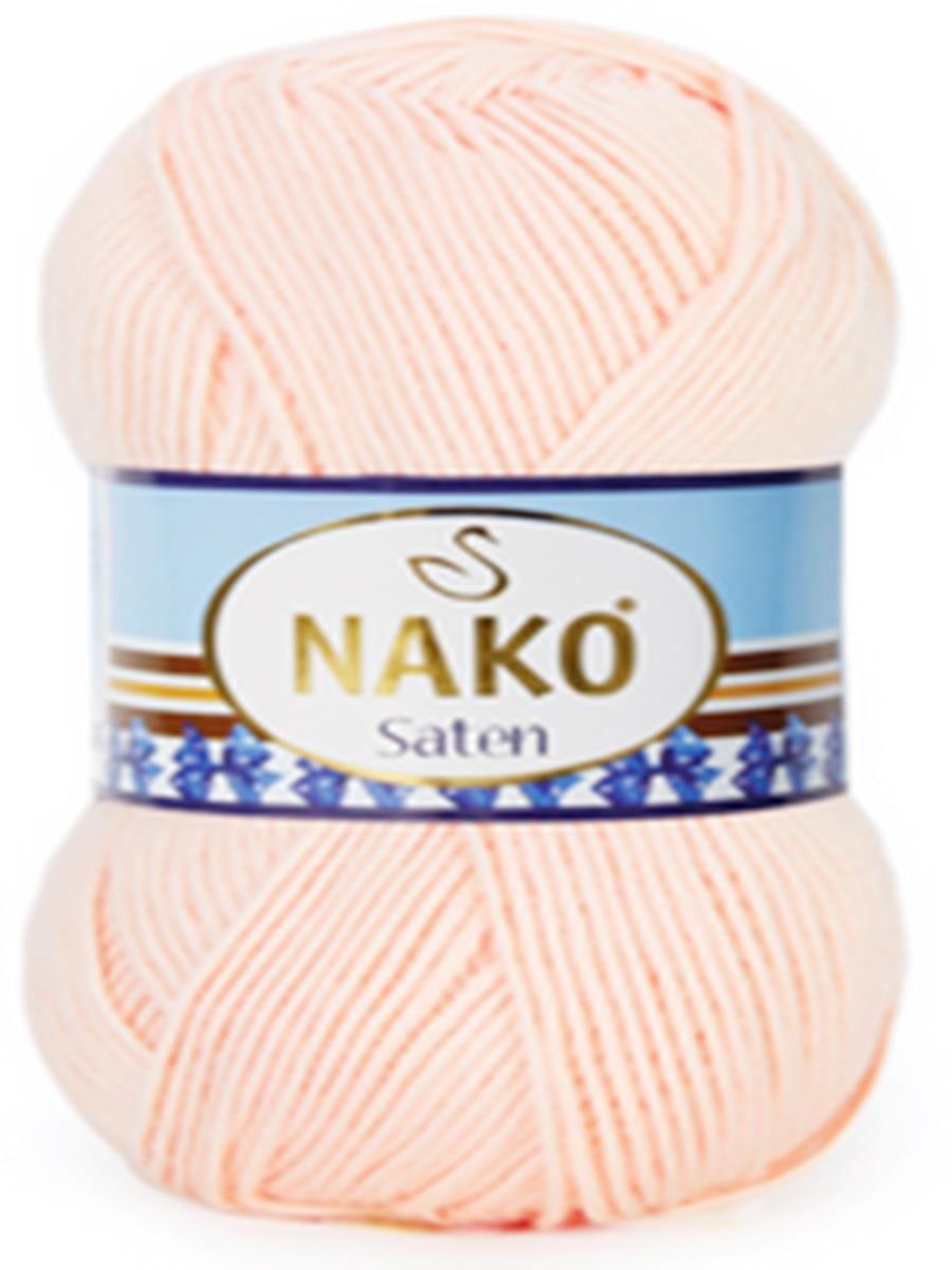 Nako Saten El Örgü İpi 100 Gr 99054 Açık Yavruağzı