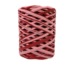 Elegantshop Natura Raffia Rafya Şapka Çanta Kağıt İp 100 gr 40 Ebruli Canlı Kırmızı