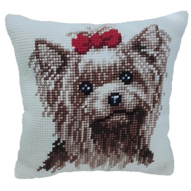 Vervaco Yastık PN 0008538 1200-451 Köpek İşlenecek Goblen Etamin Kiti