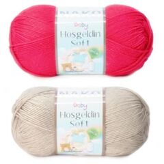 Nako Hoşgeldin Soft Bebek Yünü El Örgü İpliği 100 Gr