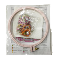 Tuva Kanaviçe Kiti Fincanda Çiçekler K201