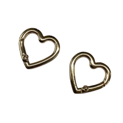 Metal Yaylı Çanta Klipsi 1 Çift 2,5*2,5 cm LXS8
