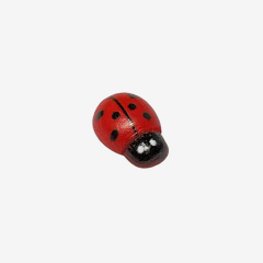 Ahşap Uğur Böceği 0,8 x 1,1cm 10 ADET