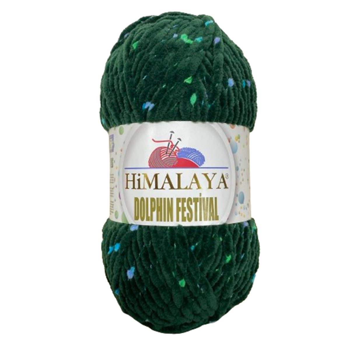 Himalaya Dolphin Festival El Örgü İpliği 100 gr 81162 Nefti Yeşil