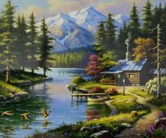 5D Yapışan Boncuk Mozaik Tablo 40*50 cm TS12