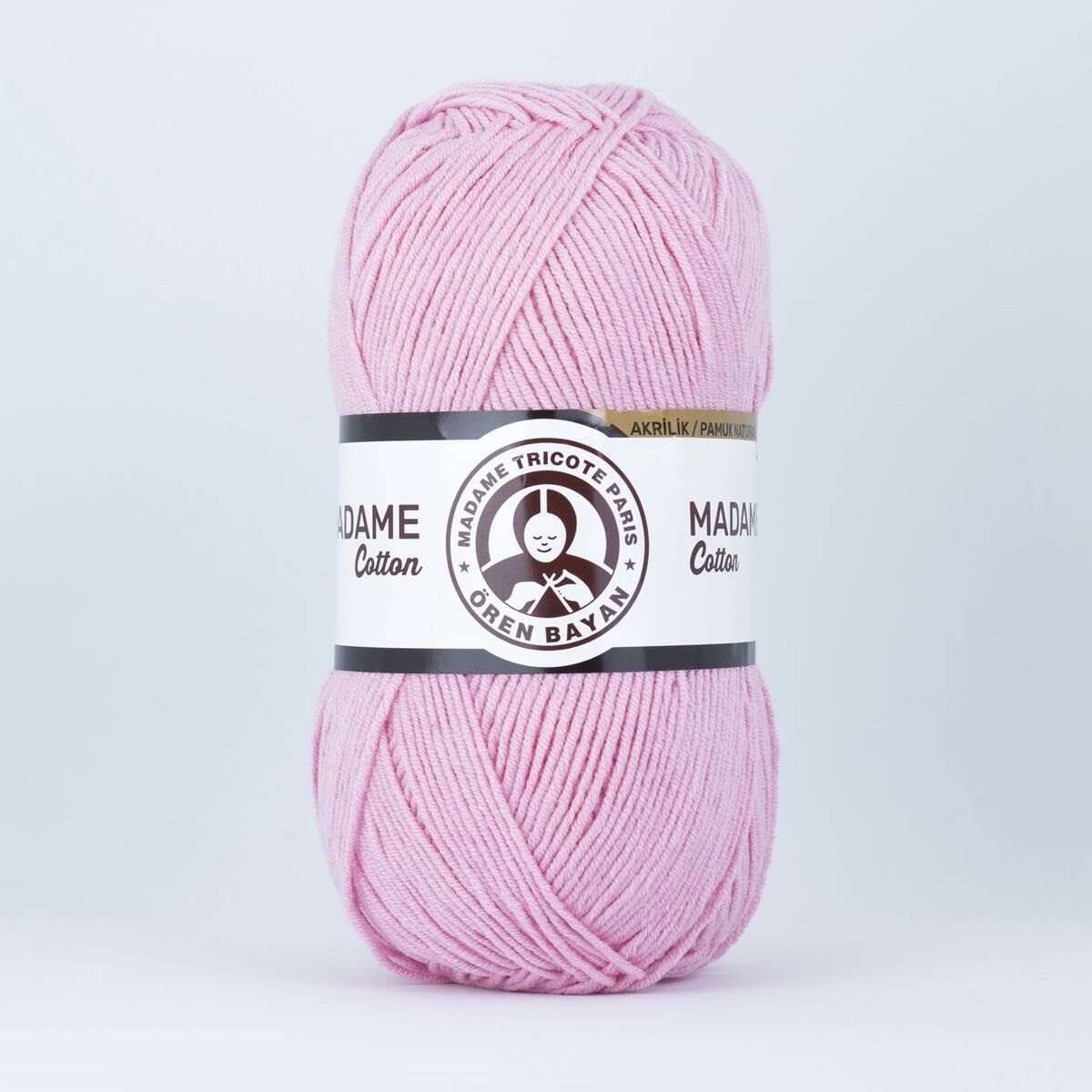 Ören Bayan Madame Cotton Amigurumi El Örgü İpi 100 Gr 026 Pembe