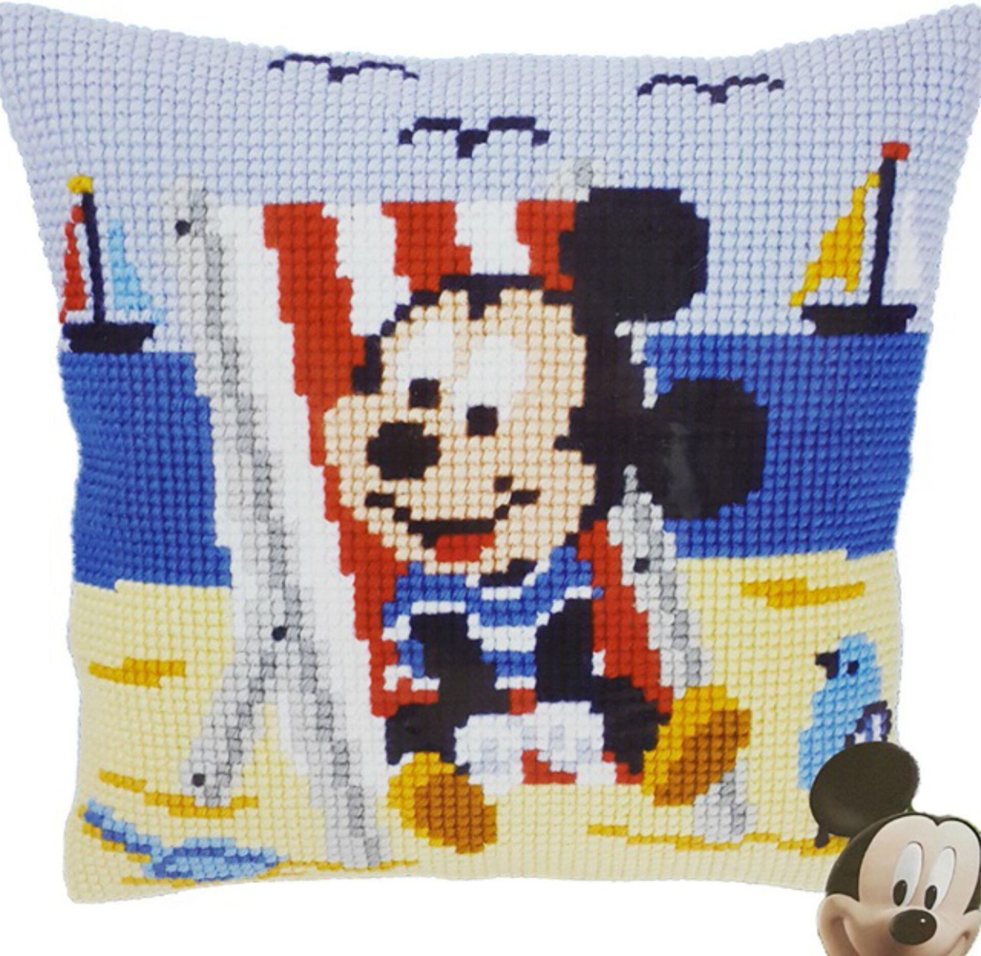 Vervaco Yastık - Mickey Mouse - PN 0143935 İşlenecek Goblen Etamin