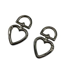 Metal Yaylı Çanta Klipsi 1 Çift 2,5 cm LXS12 Altın