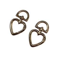 Metal Yaylı Çanta Klipsi 1 Çift 2,5 cm LXS12 Altın