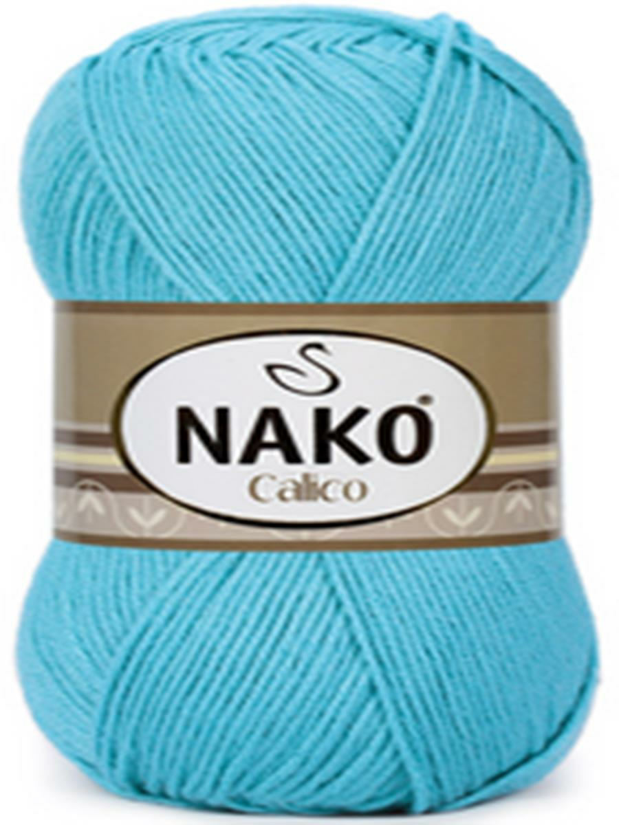 Nako Calico Pamuk Cotton El Örgü İpi İpliği Yünü 3792 Turkuaz
