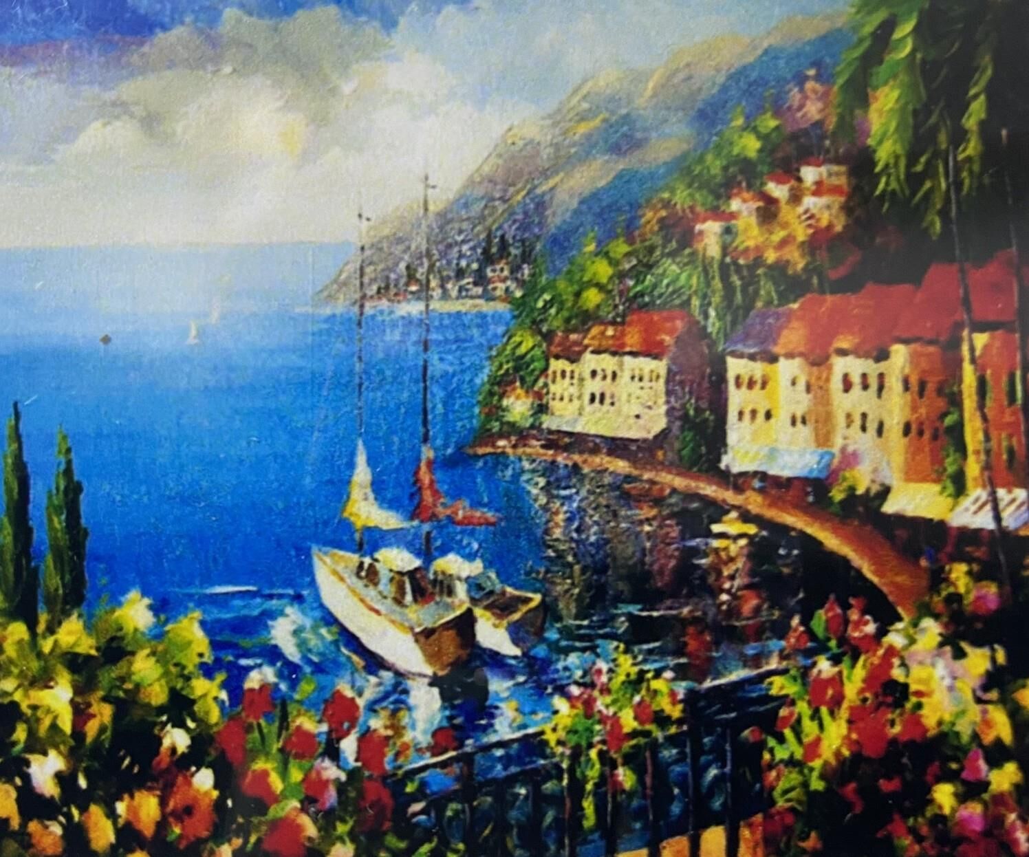 5D Yapışan Boncuk Mozaik Tablo 40*50 cm TS14