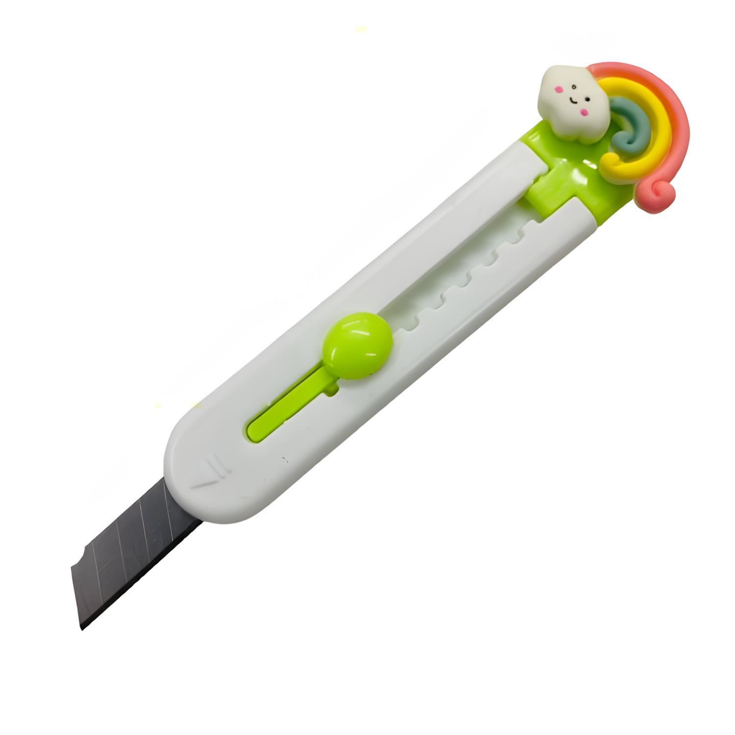 Mini Maket Bıçağı Falçata 9 cm 665A-bulut Yeşil