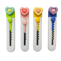 Mini Maket Bıçağı Falçata 9 cm 665A-kalp