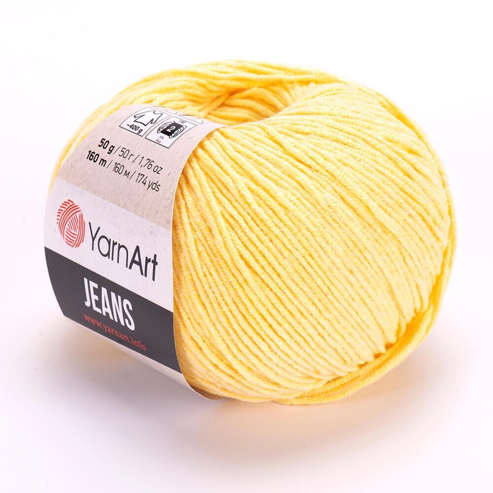 YarnArt Jeans 50gr Pamuk Cotton Amigurumi El Örgü İpi İpliği Yünü 88 Açık Sarı