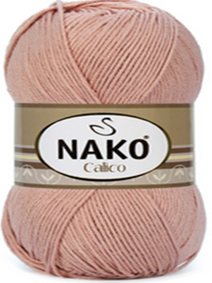 Nako Calico Pamuk Cotton El Örgü İpi İpliği Yünü 11220 Pudra