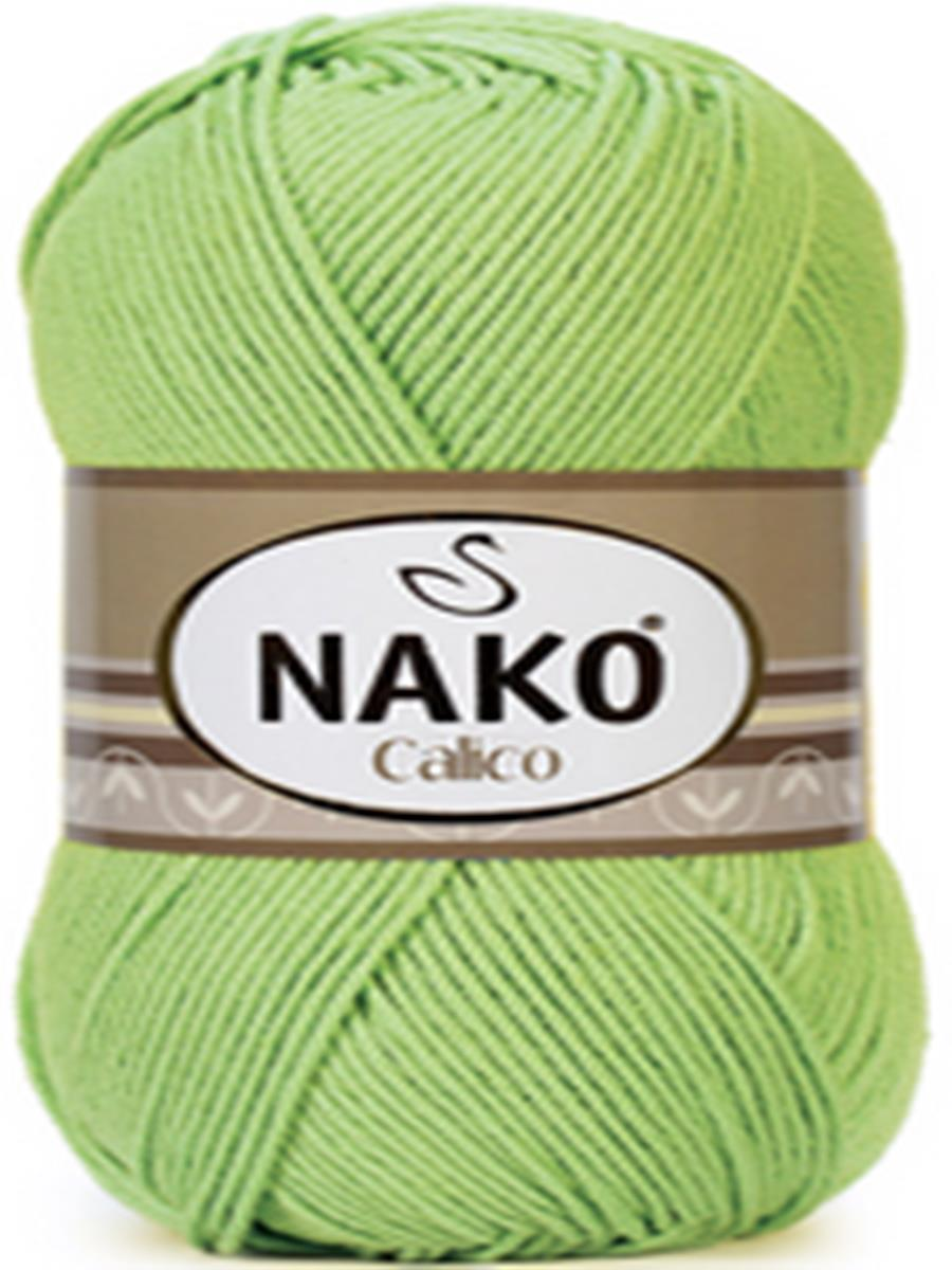 Nako Calico Pamuk Cotton El Örgü İpi İpliği Yünü 5309 Yeşil
