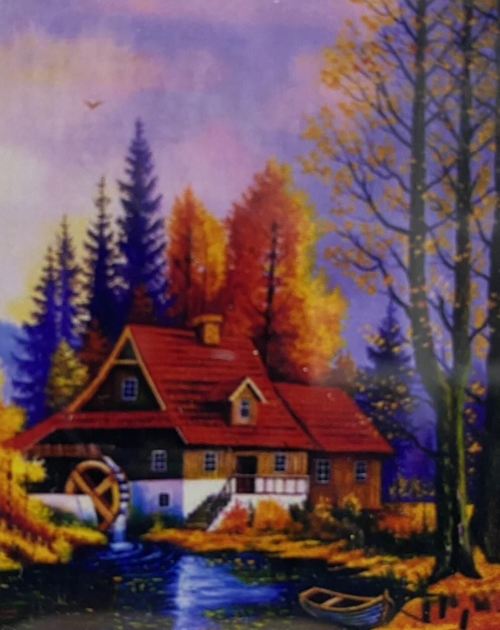 5D Yapışan Boncuk Mozaik Tablo 30*40 cm XRR2