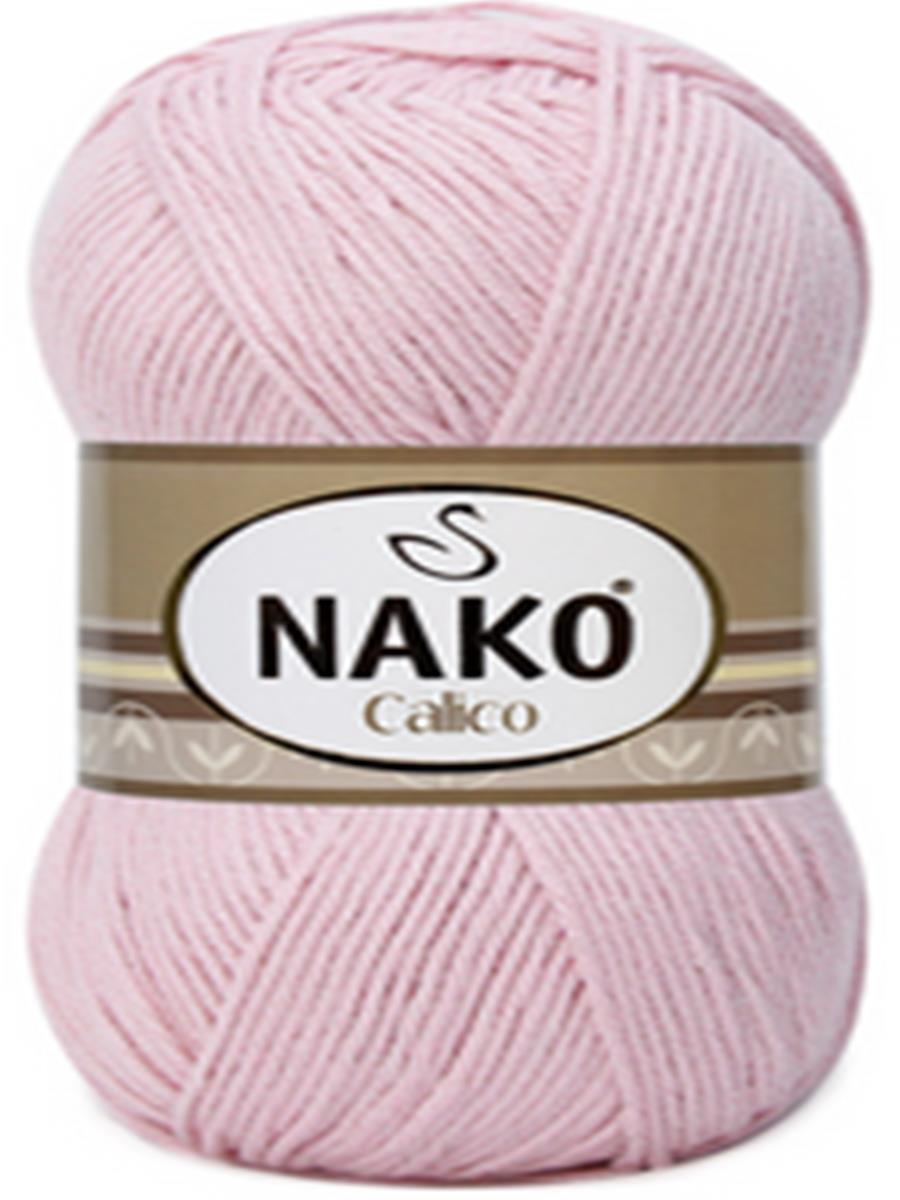 Nako Calico Pamuk Cotton El Örgü İpi İpliği Yünü 11638 Pembe