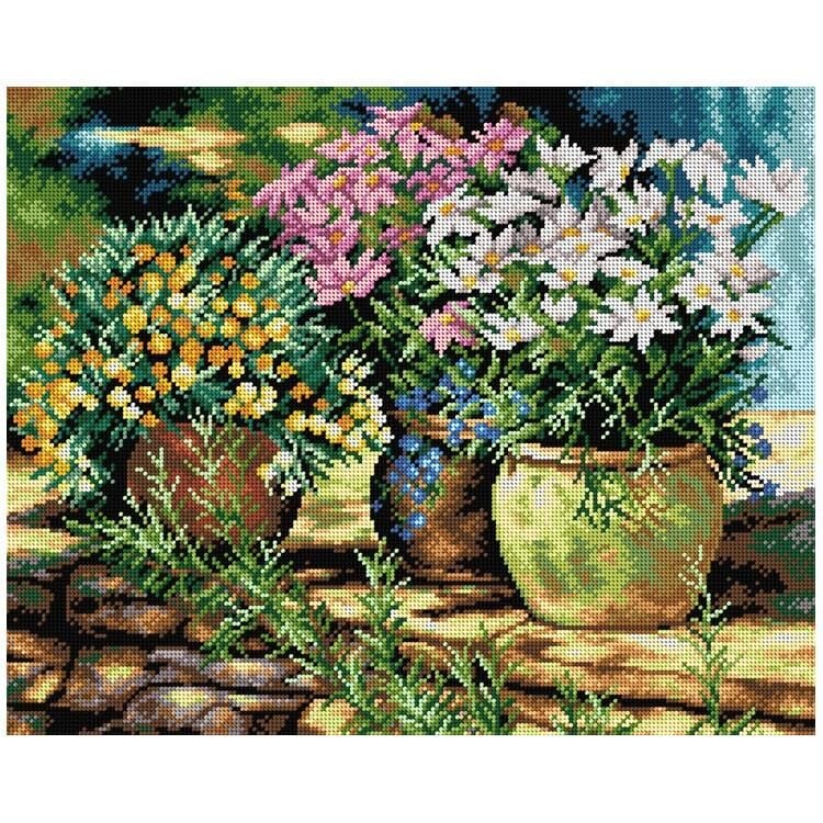 Orchidea Baskılı Goblen Vazoda Çiçekler 2274 40*50 cm