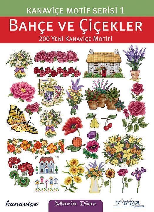 Tuva Kanaviçe Motif Serisi 1 Bahçe ve Çiçekler