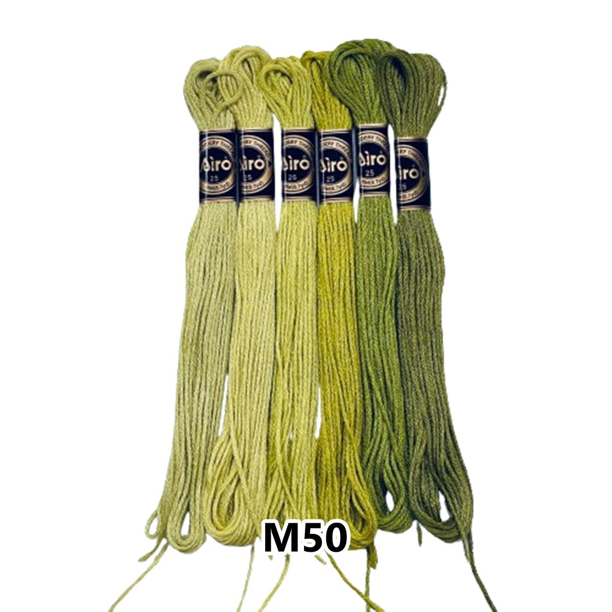 Airo Muline Etamin Koton Nakış İpi İpliği 6 Adetli Set M50