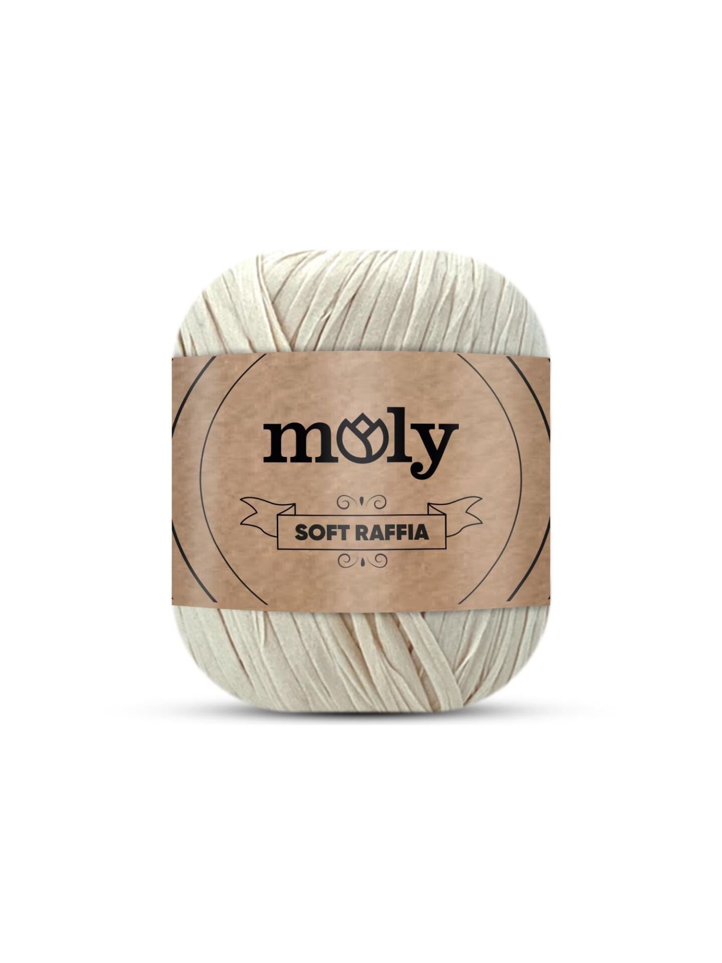Moly Yumuşak Soft Raffia Rafya 50 gr SR18 Krem