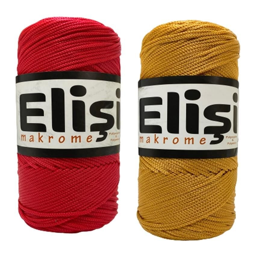 Elişi Polyester Makrome El Örgü İpi 200 gr