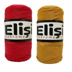Elişi Polyester Makrome El Örgü İpi 200 gr