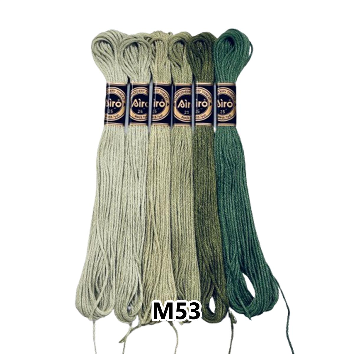 Airo Muline Etamin Koton Nakış İpi İpliği 6 Adetli Set M53
