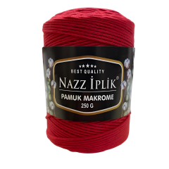 Nazz Pamuk Makrome El Örgü İpi 250 gr 17 Mavi