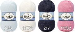 Nako Denim Pamuk Cotton El Örgü İpi İpliği Yünü