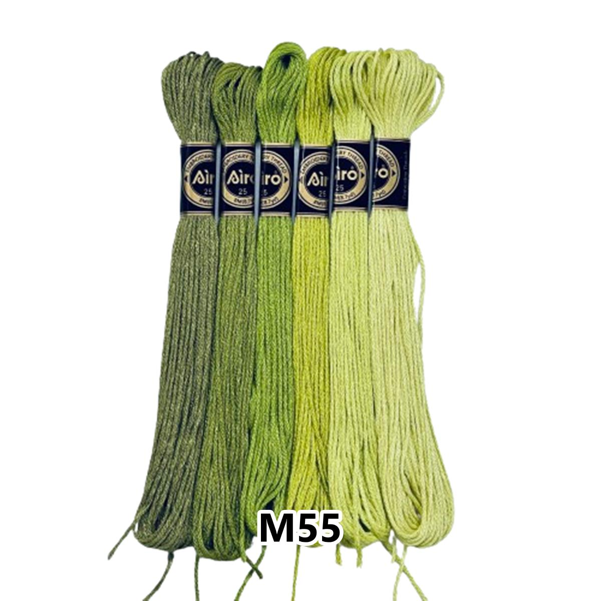 Airo Muline Etamin Koton Nakış İpi İpliği 6 Adetli Set M55
