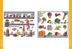 Tuva Kanaviçe Motif Serisi 6 Mutfak