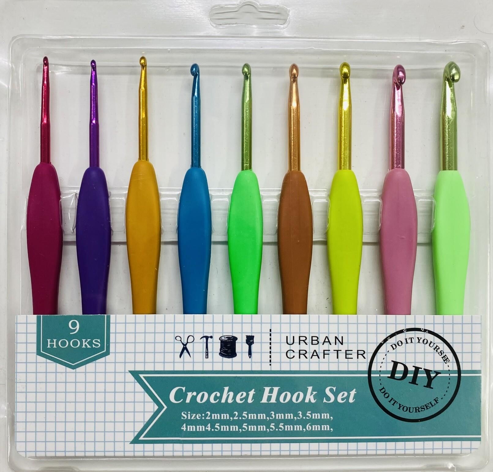 Silikon Saplı Tığ Seti (2-2,5-3-3,5-4-4,5-5-5,5-6) AX1001