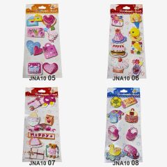 Sticker Seti İki Katlı Kabartmalı jna10 JNA10 06