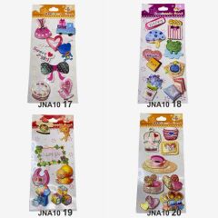 Sticker Seti İki Katlı Kabartmalı jna10 JNA10 06