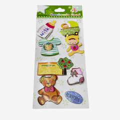 Sticker Seti İki Katlı Kabartmalı jna10