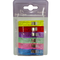 Kumaş Mandalı (6 adet) Dikiş Nakış Maşası Tutucu 5*1 cm büyük-826960