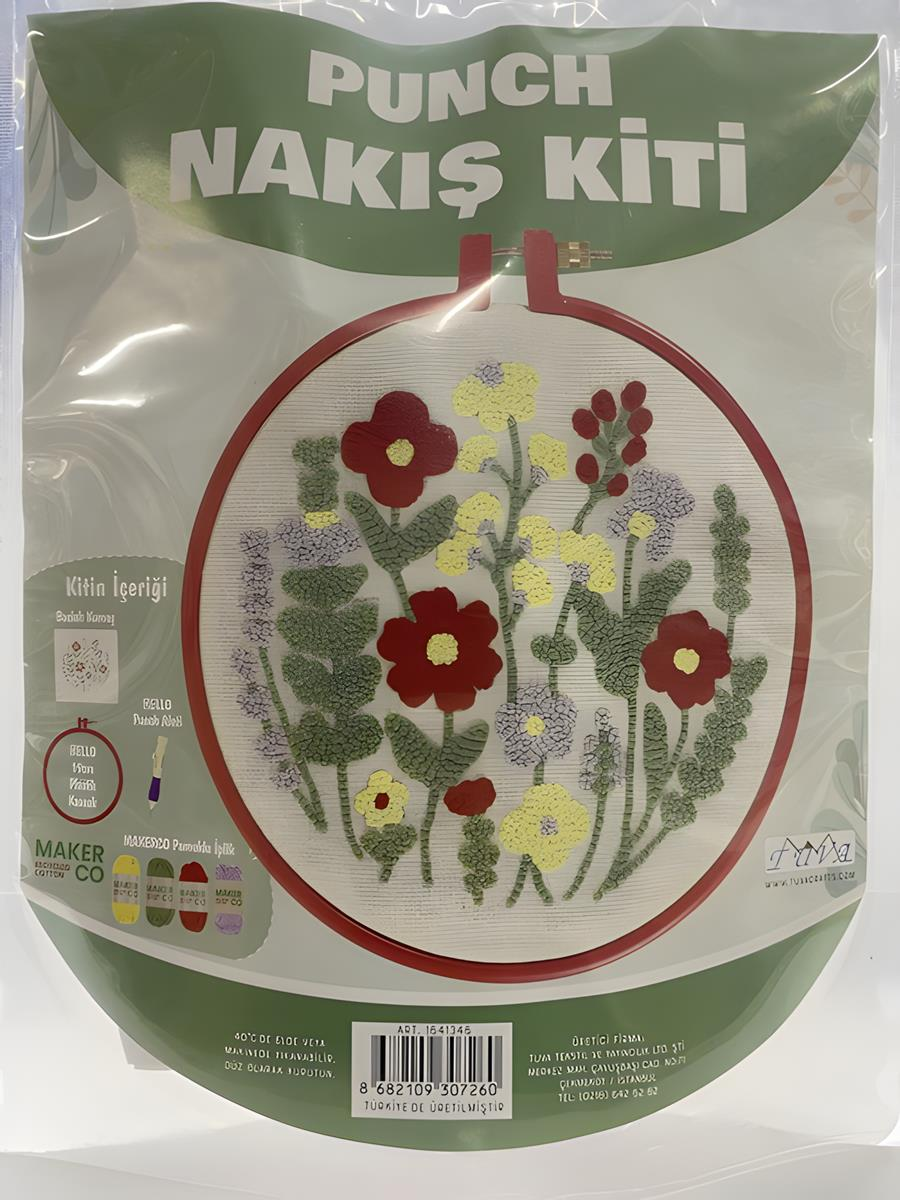 Punch Nakış Kiti Kır Çiçekleri pnk19