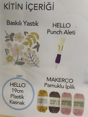 Punch Nakışı Yastık Kiti 40*40 cm pnc01