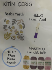 Punch Nakışı Yastık Kiti 40*40 cm pnc02