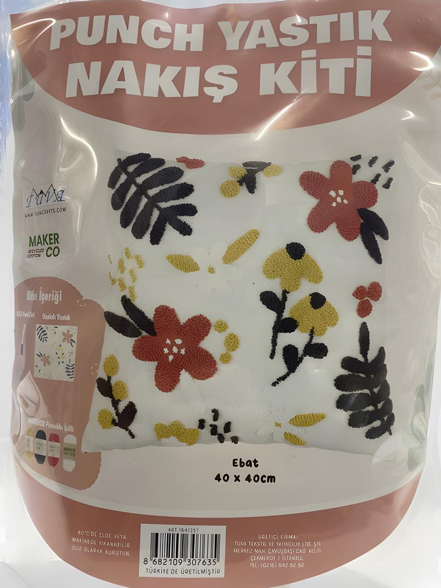 Punch Nakışı Yastık Kiti 40*40 cm pnc03