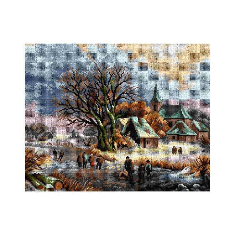 Orchidea Baskılı Goblen Köy 2658 40*50 cm