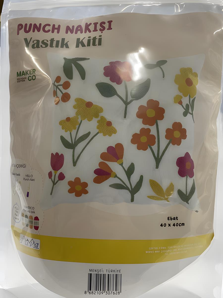 Punch Nakışı Yastık Kiti 40*40 cm pnc04