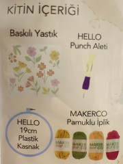 Punch Nakışı Yastık Kiti 40*40 cm pnc04