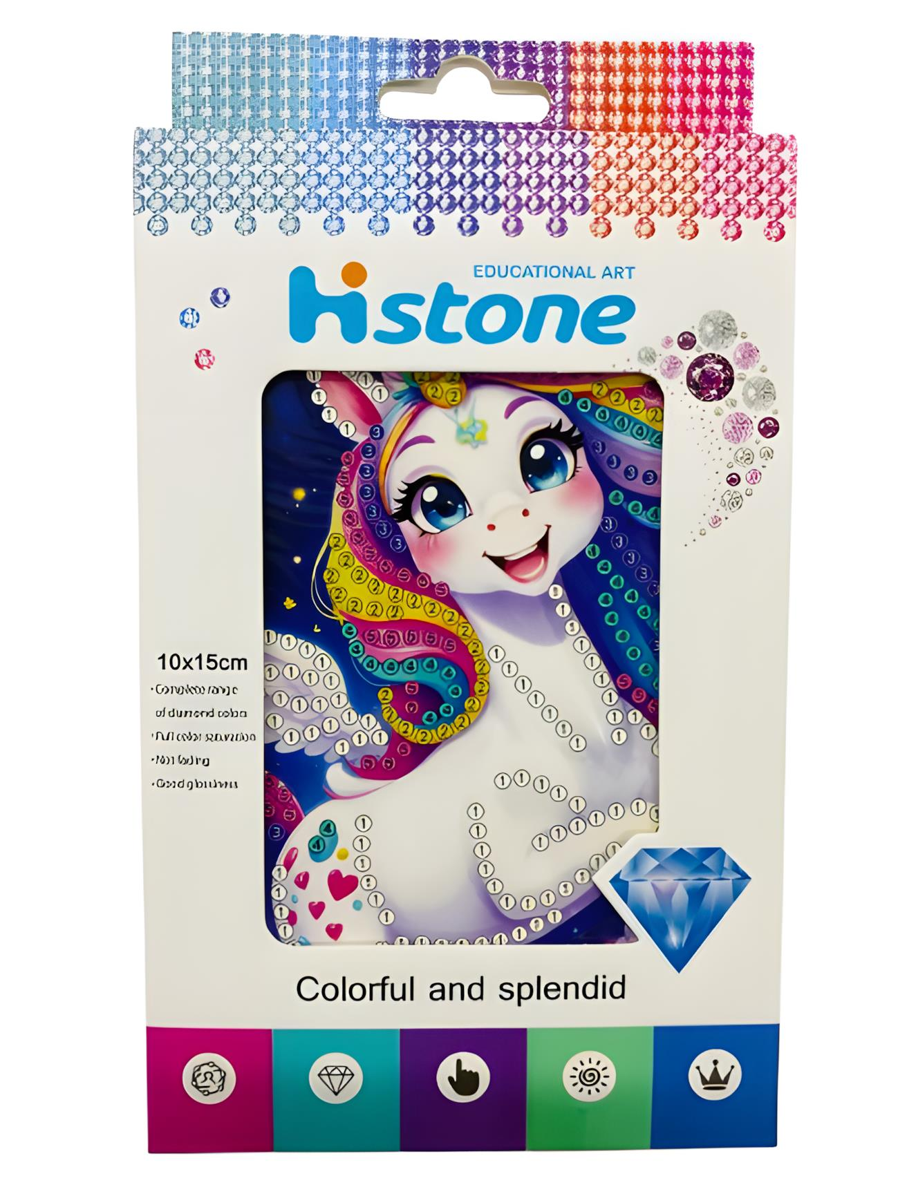 5D Yapışan Boncuk Goblen Mozaik Tablo Pano 10*15 cm Pegasus