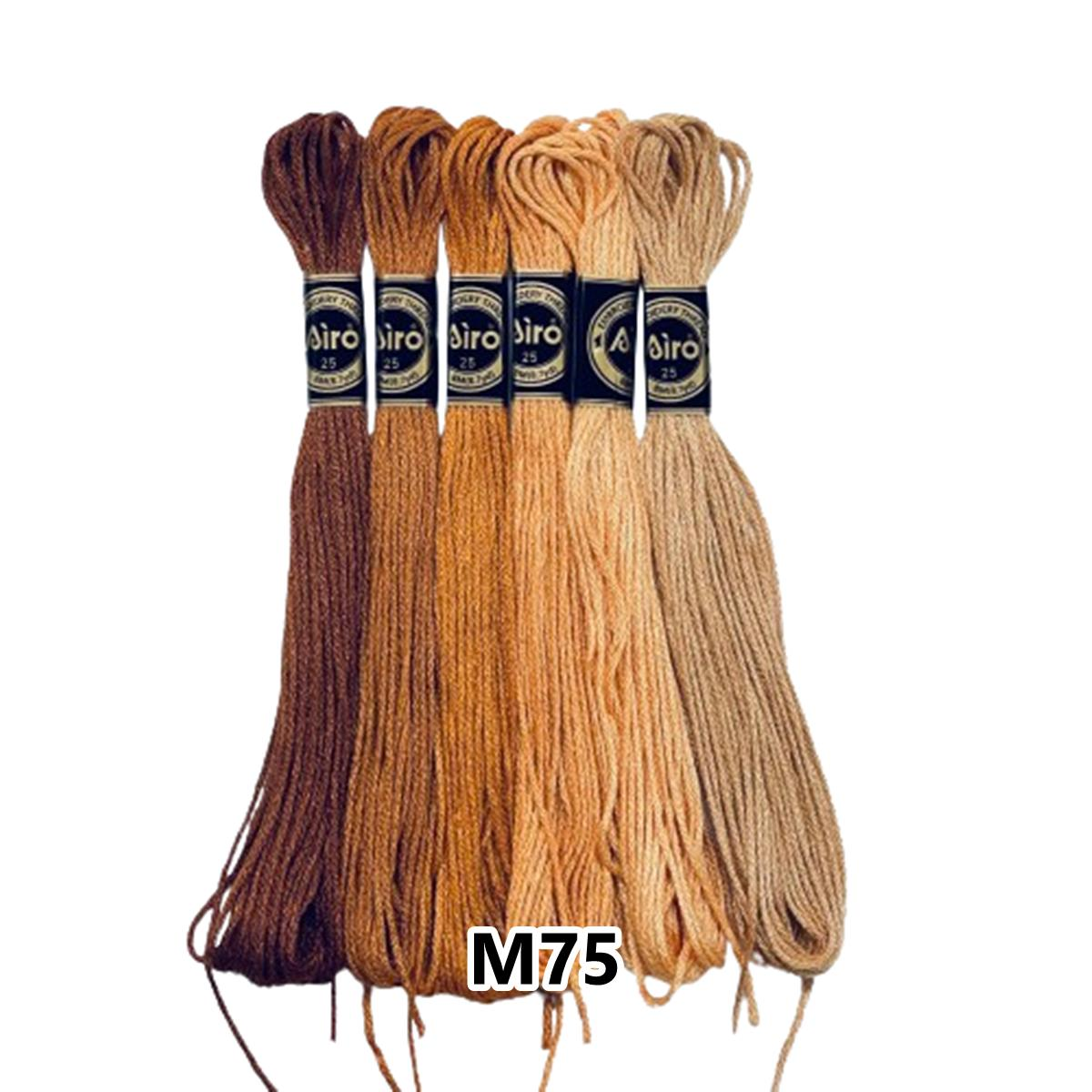 Airo Muline Etamin Koton Nakış İpi İpliği 6 Adetli Set M75