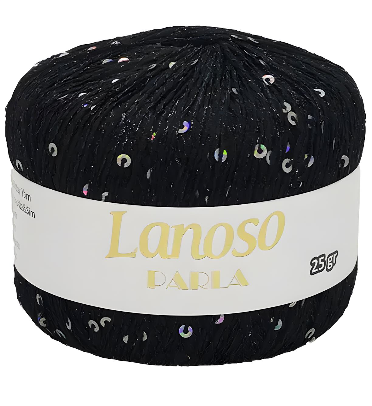 Lanoso Parla Pullu Örgü İpi 25 gr 6000